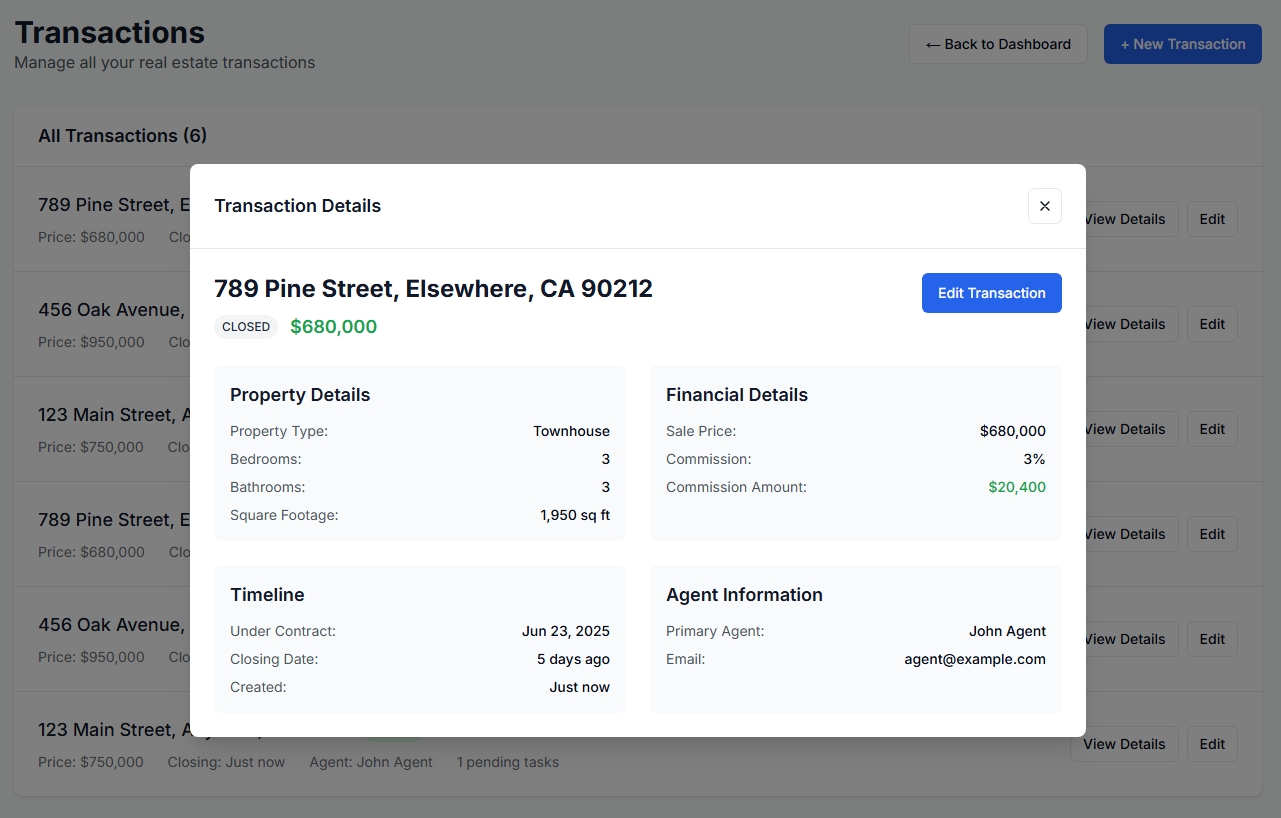 Transactions Management